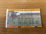 Arsenal V Manchester United 25/11/2001 Premier League Ticket