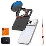 K&F CONCEPT Magnetic Lens Filter w/ 58mm CPL ND2-32 Filter for iPhone 17 Pro Max