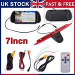 NEW 7" MIRROR MONITOR 3RD BRAKE LIGHT REVERSING CAMERA FOR FORD TRANSIT 350 MK8