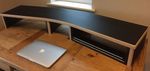 StudioRacks :monitor bridge 2 x 3u 19" rack space.