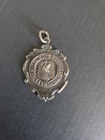 1937 Sterling Silver Liverpool Boys Association Watch Fob Medal Relay Race Sport