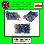 SD card USB Disk MP3 Decoder Board PCB Module Amplifier Decoding Audio Player