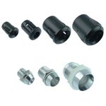 3mm 5mm 10mm LED Chrome or Black Plastic Holder Bezel Mount