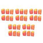 30Pcs PVC Faux Meat Decor with Realistic Texture for Educational Use