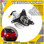 Vacuum Pump for Dodge Dart 2013-2016 Fiat 500 2012-2019 Jeep Renegade 2015-2018