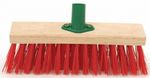 Charles Bentley Outdoor Builders Garden Red PVC Stiff Brush Head - 11"/30cm