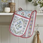 Double Oven Glove Ulster Weavers Boho Floral 100% Cotton Multi