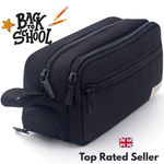Large Capacity Pencil Case Multi Layer Compartment School Stationery Storage Bag