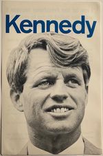 Robert F. Kennedy flier 1968 campaign  *FREE SHIPPING*