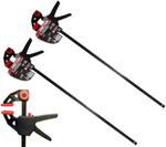 Dekton 2pc Quick Grip Ratchet Vice Bar Large Clamps 900mm Rapid Clamp Set 36"