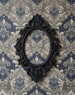 Ornate Oval Frame Baroque Victorian Wall Decor Black Gothic Style Frame