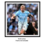 Erling Haaland Hand Signed Man City Autograph NEW STOCK Photo PSA Approved, COA