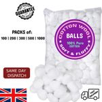 Cotton Wool Balls Large Make up Cosmetics Nail Polish Varnish Remover Absorbent