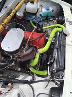 1990 Lada Riva 2105 RHD rally car replica, tool cage, full body kit and cover