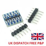 5x Logic Level Shifter / Converter / Translator : 4-channel 5v 3.3v