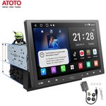 ATOTO 10.1" Android 1 DIN Car Stereo GPS GenAI Raiod FM mit TPMS Tyre Pressure