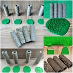 Textured Rollers  wargaming for terrain, bases, baking,  crafting , clay 