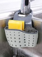 Kitchen Hanging Storage Drain Sink Organiser Rack Sponge Caddy Holder Plastic***