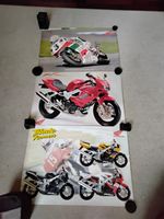 4 x Honda motorbike posters ideal for man cave/garage