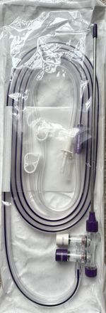 Purple Surgical PS3800A Laparoscopic Essential Suction Irrigation Set Dual Spike