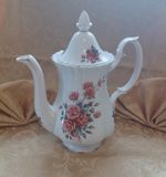 Royal Albert Centennial Rose Coffee Pot - Cabinet Condition