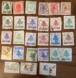 Liban 27 Used Stamps (lot TR1245)