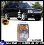 FRONT SIDE INDICATOR LIGHT LAMP ASSY FOR RANGE ROVER L322 RIGHT CORNER RH LENS
