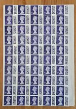 50 1st Class Stamps Queen Elizabeth II Barcoded & Unfranked