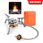 Portable Compact Gas Stove - Outdoor Cooking Burner for Camping Fishing Picnic