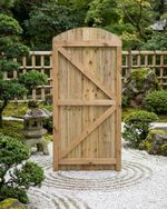 6FT Featheredge Garden Gate Wooden Pressure Treated Garden Gate