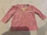 Vintage Pink Velour Teddy Embroidered Baby 3-6 Months Long Sleeve Bow Y2K Diva