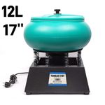 12L 17inches Polishing Machine Super Large Vibratory Tumbler Wet Dry Polisher