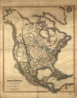 A4 Reprint of North American Map Northern Usa