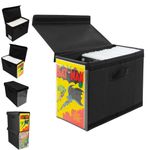 Swanky Nerd Comic Book Storage Box with Comic Book Display Window [Patent