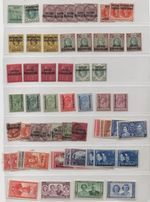 BECHUANALAND 1897/1945 COLLECTION OF 55 MINT & 10 USED