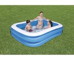Inflatable Swimming Pool with Pump Easy Setup for Kids & Adults Outdoor Pool
