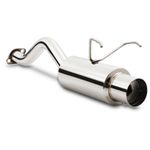 STAINLESS EXHAUST SILENCER BACKBOX FOR HONDA CIVIC HATCH EG EK EH EJ D16 B16 92+