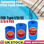 2-4X For Bestway Type I/II/III Washable Reusable Swim Pool Filter Foam Sponge