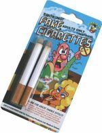 2 Fake Puff Stage Cigarettes Fags Smoking Prop Funny Joke Cigarette Trick Jokes