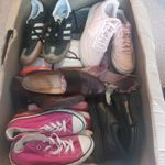 Shoe Bundle Trainers Boots Joblot Shoes Mens Womens 24 Pairs B/C Grade Used 