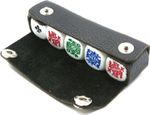 Brimtoy Leather poker dice set