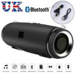 200W Portable Bluetooth Speaker IPX2 Waterproof Outdoor HIFI Pillar Speaker UK