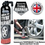 Instant Quick Fix Seals Car Emergency Flat Tyre Inflate Puncher Repar Kit