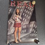 Vtg Original Christina Ricci Read Promo Ad Wall Poster 1999 34x22 Sexy Skirt Pic
