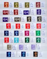 GB Machins pre-decimal 1967-70 All values - no duplicates (30 in total) MNH