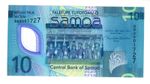 SAMOA 10 TALA BANKNOTE 2023 2024 P48 POLYMER NEW UNC