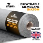 Breathable Roofing Membrane 100 GSM 3-Layer Waterproof Roof Underlay