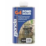 Bonda G4 Pond Sealer Various Sizes Clear/Black Moisture-Cured Polyurethane
