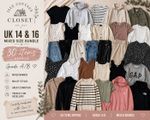 UK 14 & 16 Mixed Size Clothing Bundle – Approx 30 Items – Grade A/B