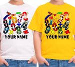 Personalised NUMBER Day Kids T-Shirt Maths Book Superhero Numeric Tee
